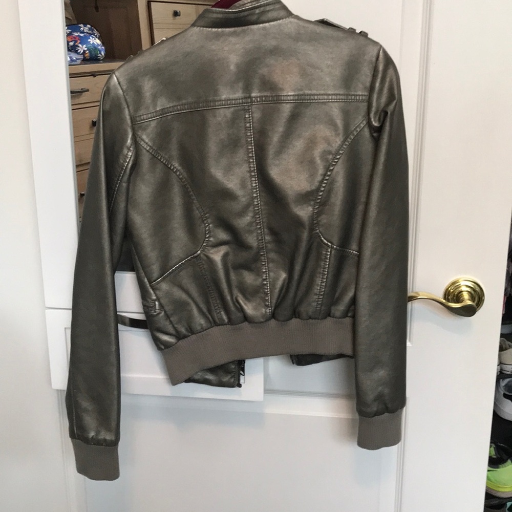 Rustic Leather Jacket - image 2